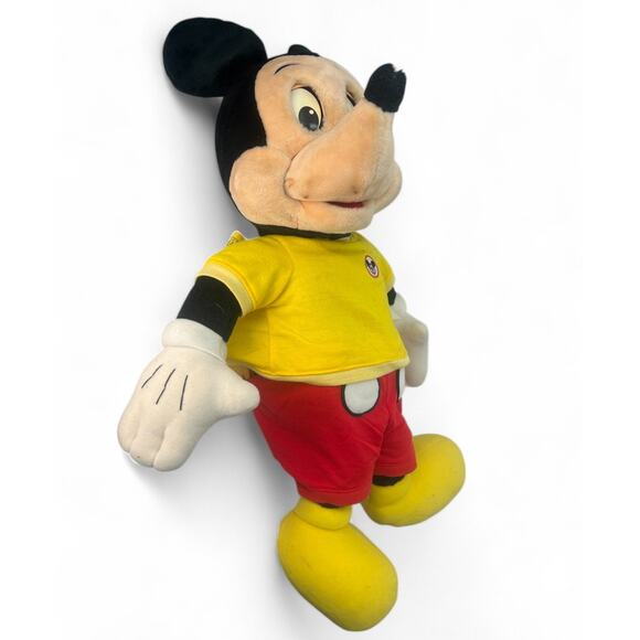 VINTAGE Disney Talking Mickey Mouse Doll Cassette Player Club Plush Animated - Picture 1 of 12